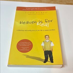 “Heaven is for Real” Preowned Paperback by Todd Burpo- Near Death Experience Boo